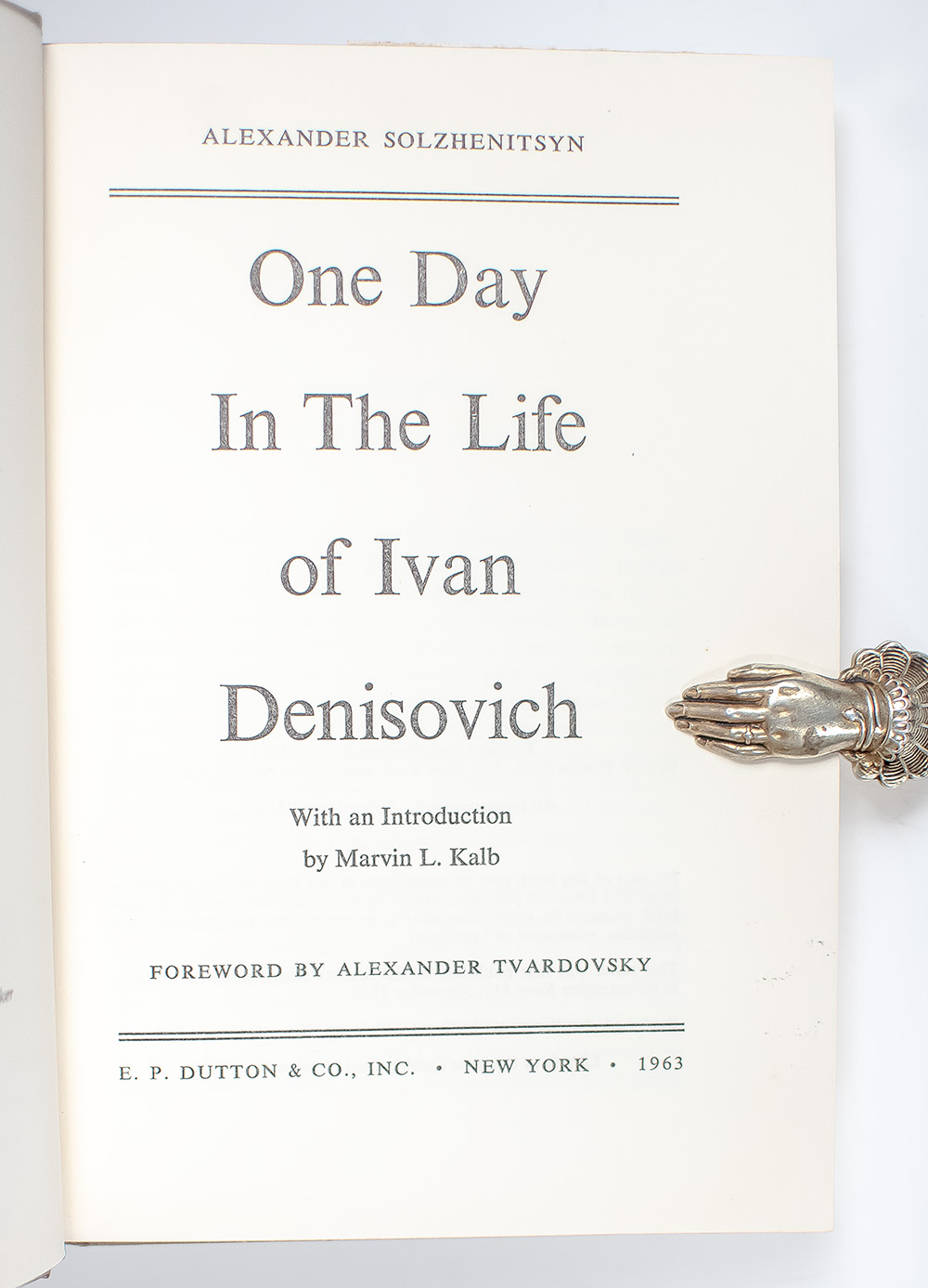 One Day in the Life of Ivan Denisovich.