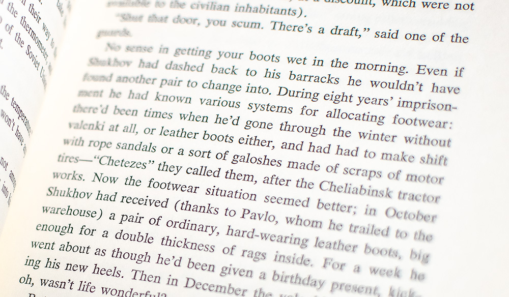 One Day in the Life of Ivan Denisovich.