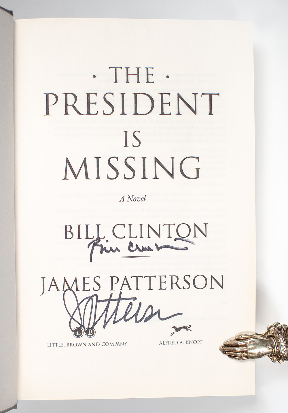The President is Missing.