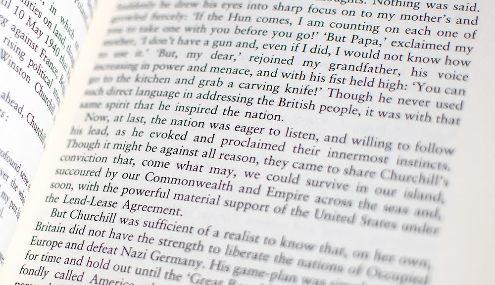 Never Give In! The Best of Winston Churchill's Speeches.