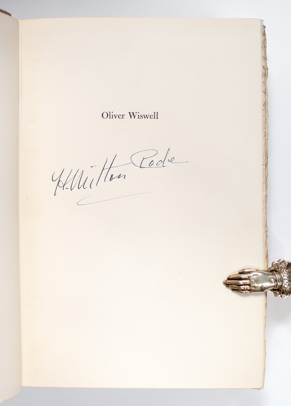 Oliver Wiswell.
