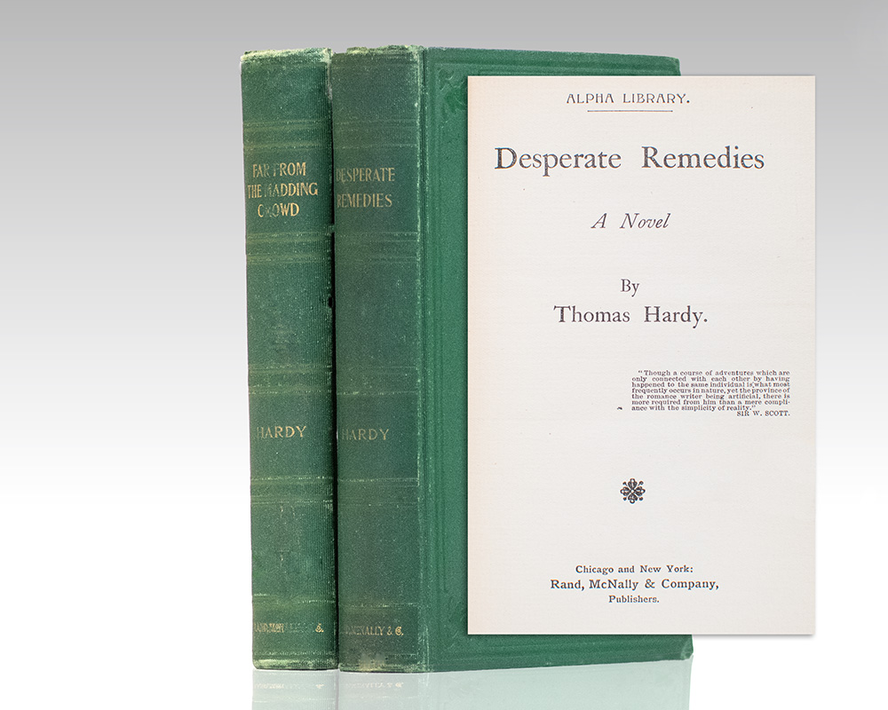 Desperate Remedies. [and] Far from the Madding Crowd.