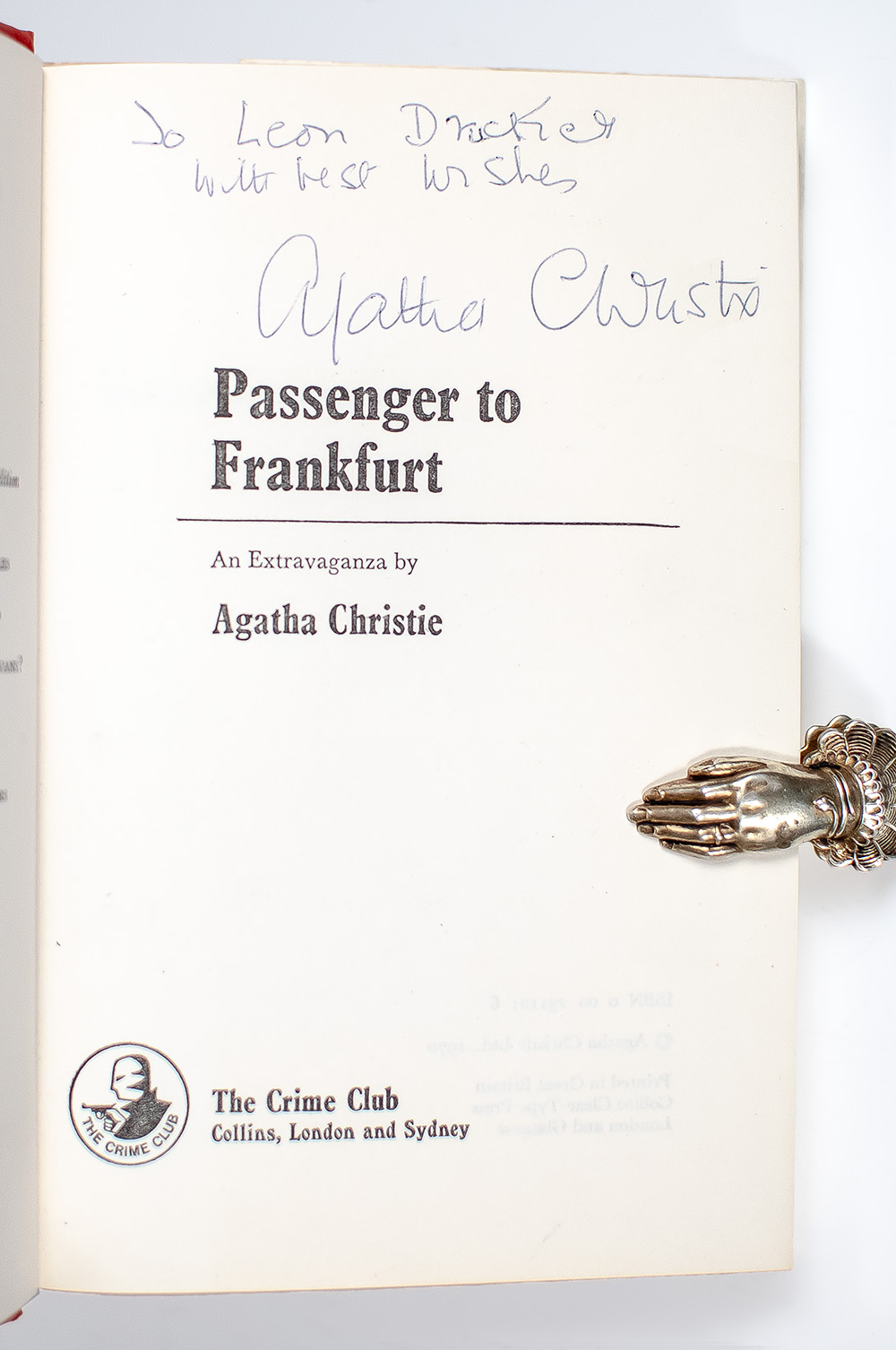 Passenger to Frankfurt: An Extravaganza.
