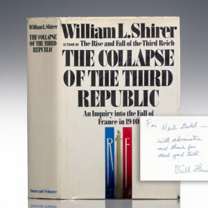 The Collapse of the Third Republic: An Inquiry Into the Fall of France in 1940.