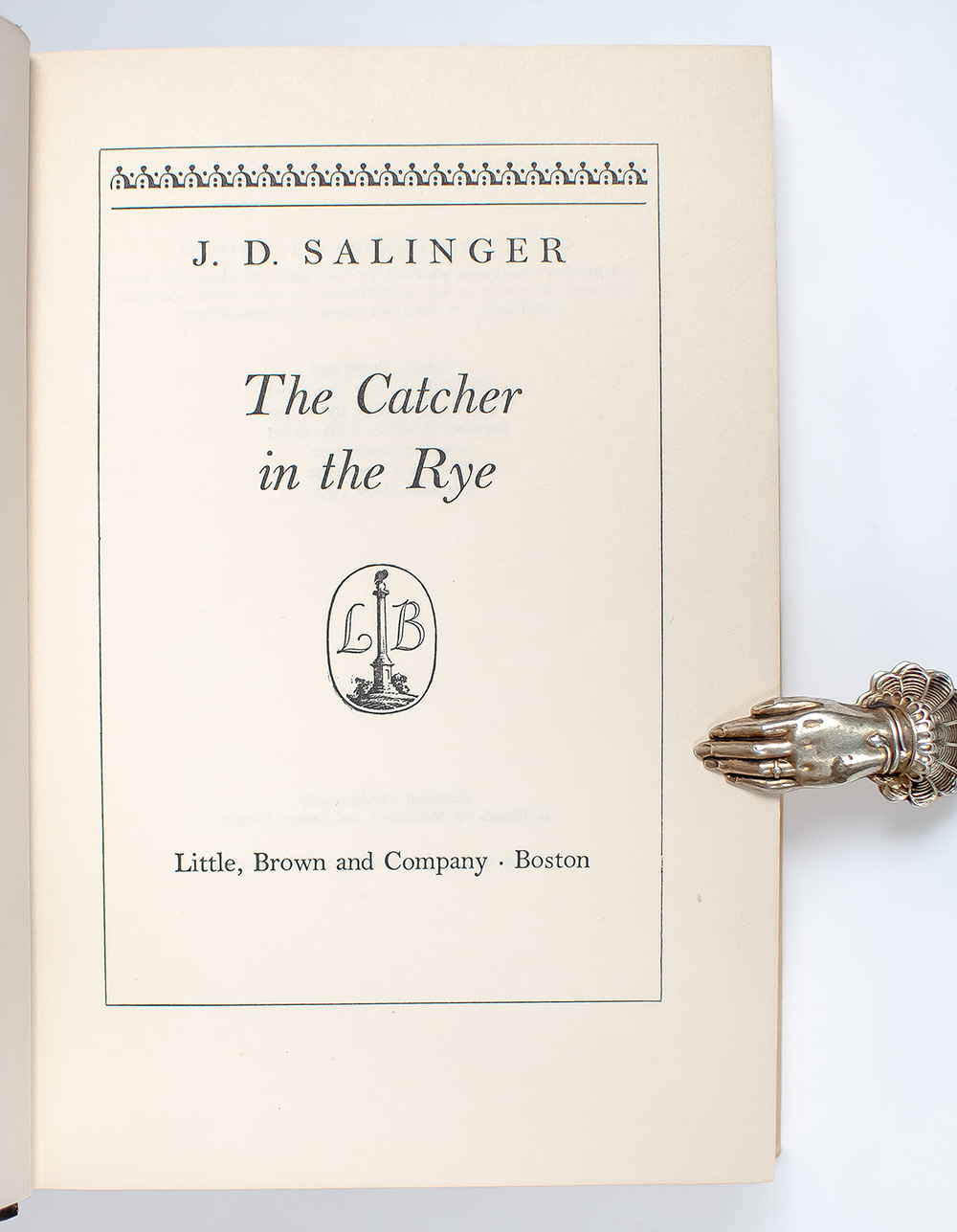 The Catcher In The Rye.