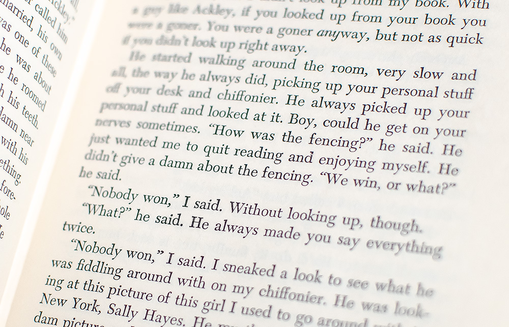 The Catcher In The Rye.