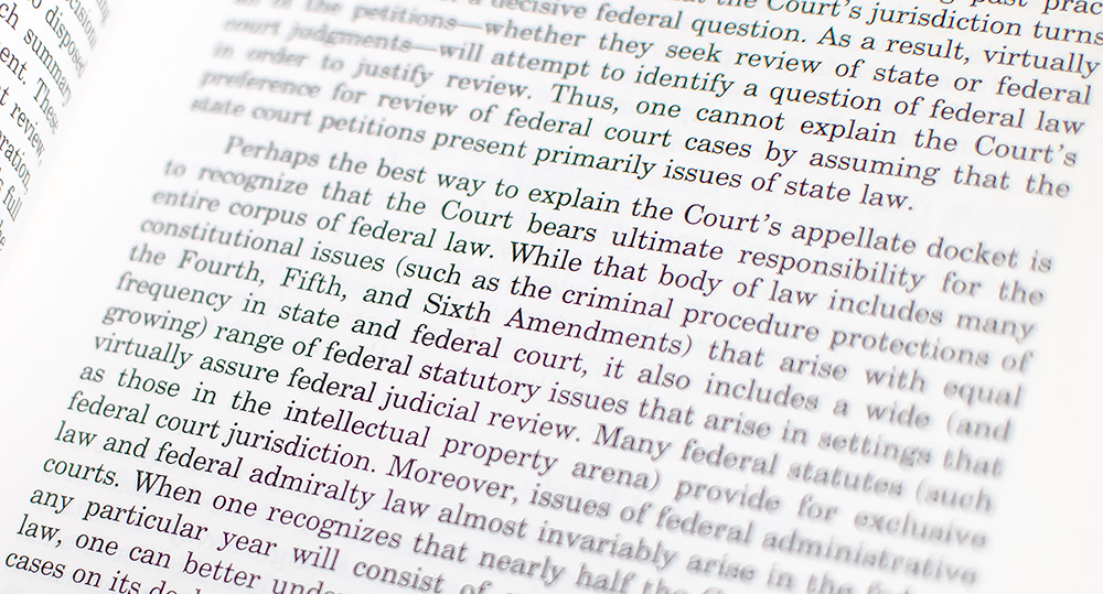 Principles of Federal Jurisdiction.