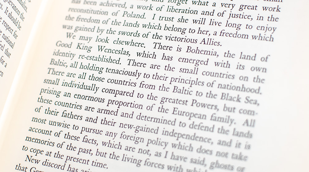 Arms and the Covenant. Speeches by The Right Hon. Winston S. Churchill. Compiled by Randolph S. Churchill.