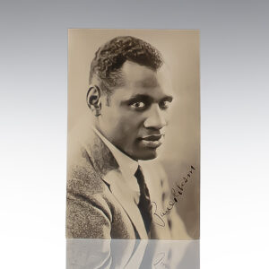 Paul Robeson Signed Photograph.