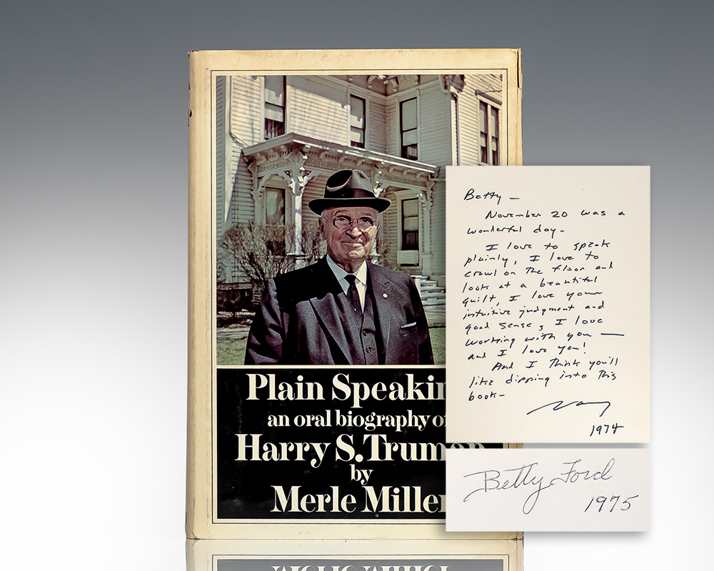 Plain Speaking: An Oral Biography of Harry S. Truman