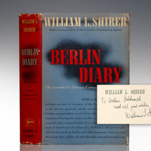 Berlin Diary: The Journal of a Foreign Correspondent, 1934-1941.