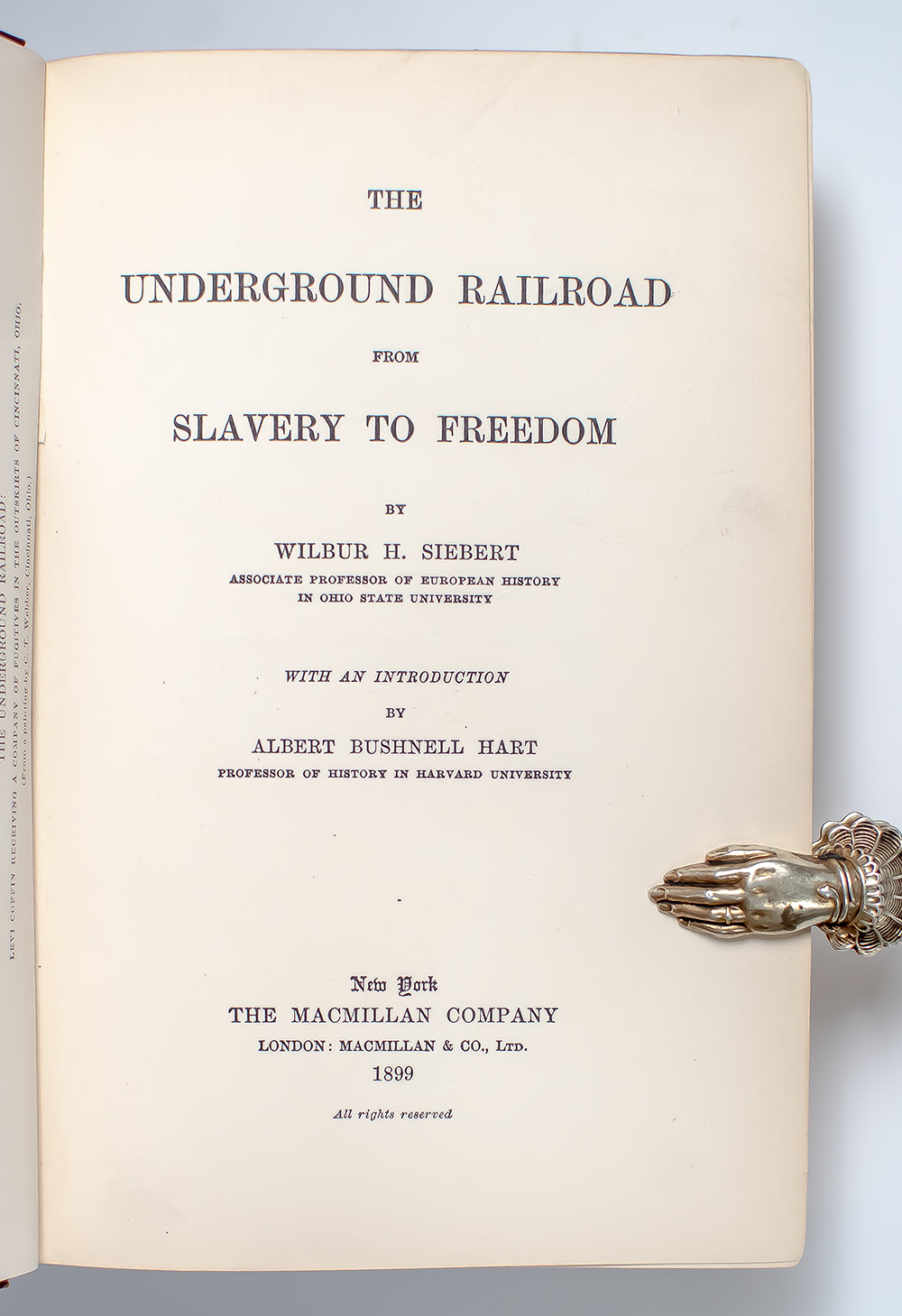 The Underground Railroad From Slavery to Freedom.