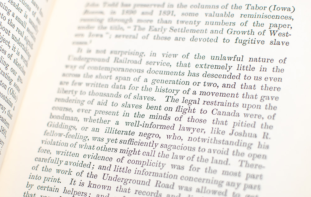 The Underground Railroad From Slavery to Freedom.