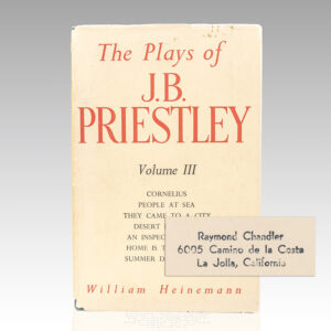 The Plays of J.B. Priestley: Volume III.