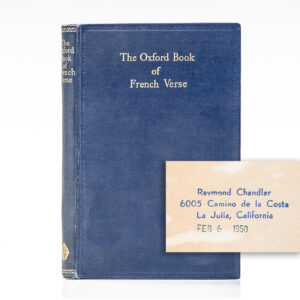 The Oxford Book of French Verse: xiiith Century-xxth Century.