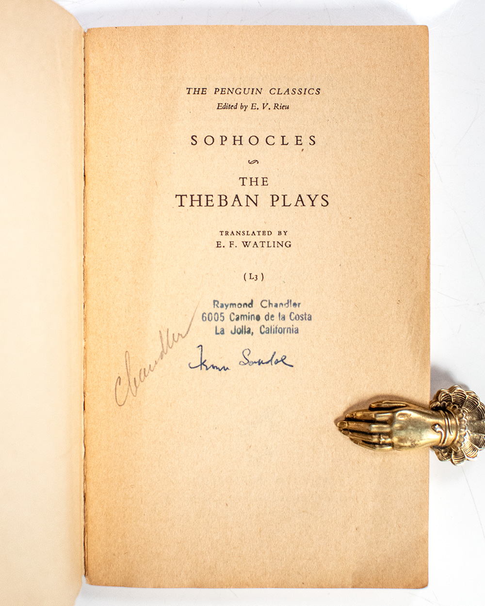 The Theban Plays.