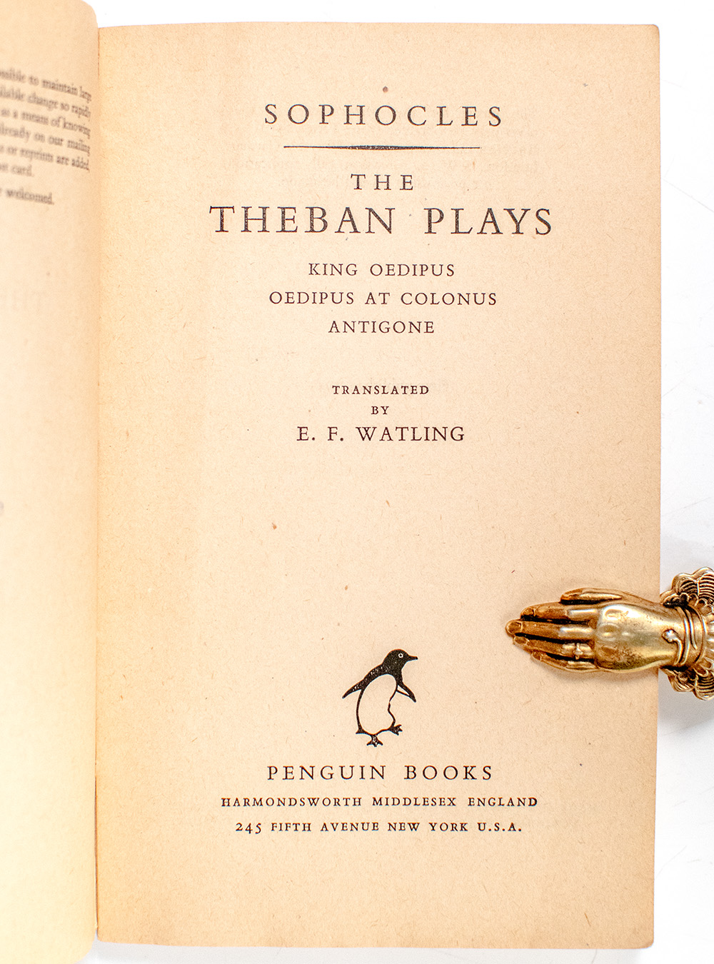 The Theban Plays.