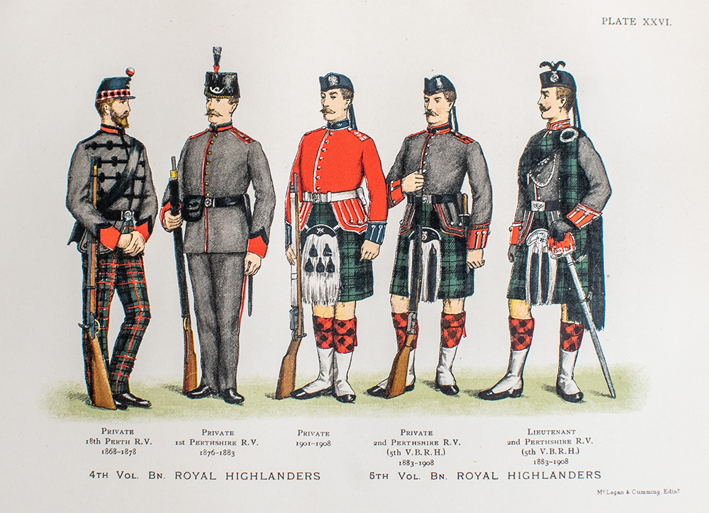 Records of the Scottish Volunteer Force 1859-1908.