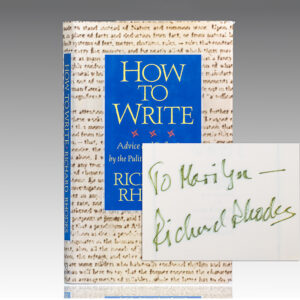 How to Write: Advice and Reflections.