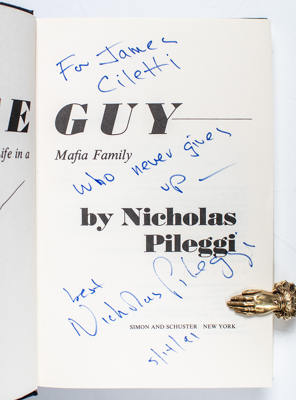 Wiseguy: Life in the Mafia Family.