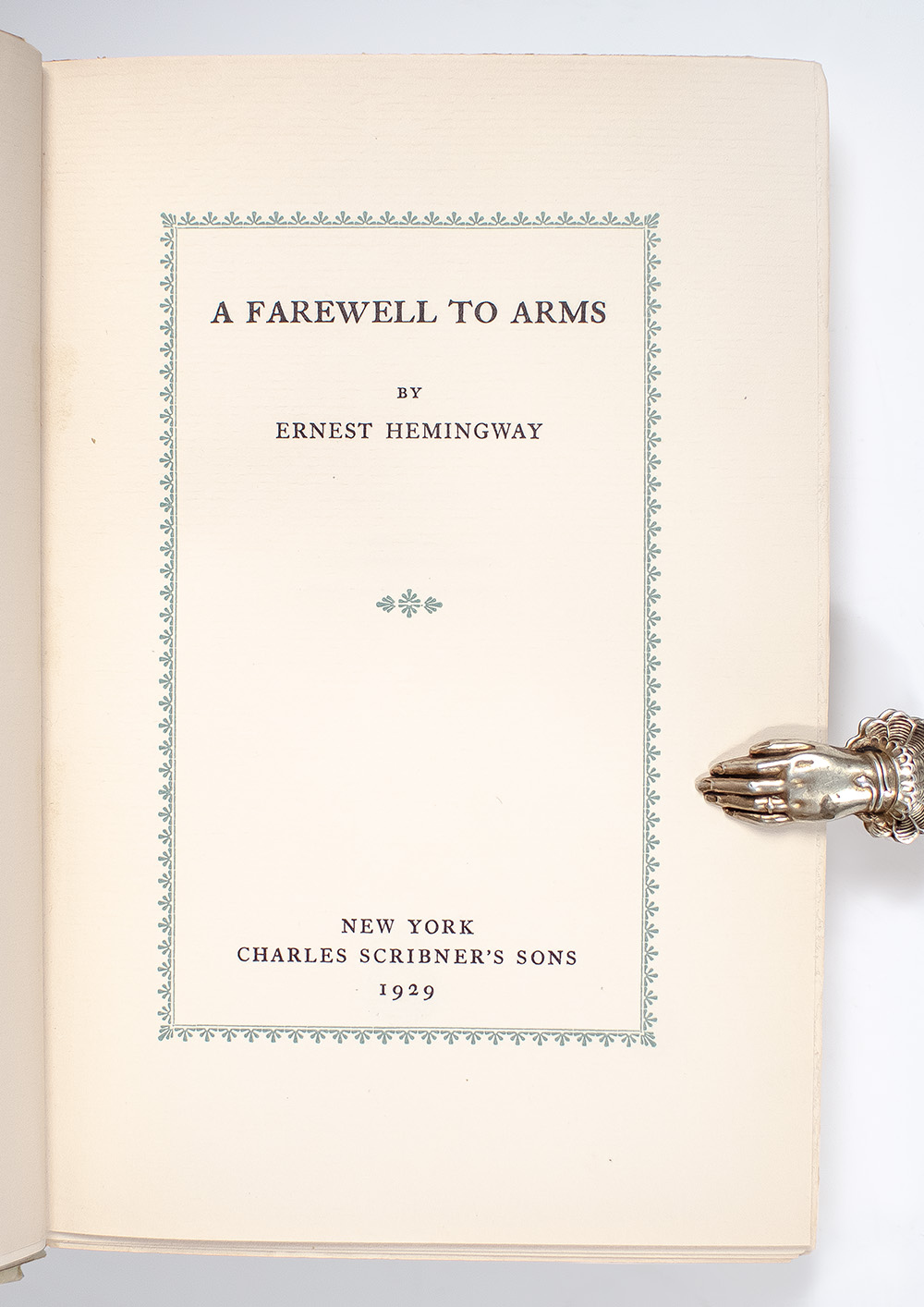 A Farewell To Arms.