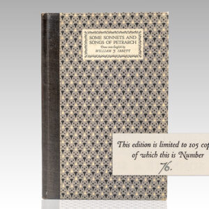 Some Sonnets and Songs of the Divine Poet M. Francesco Petrarca.