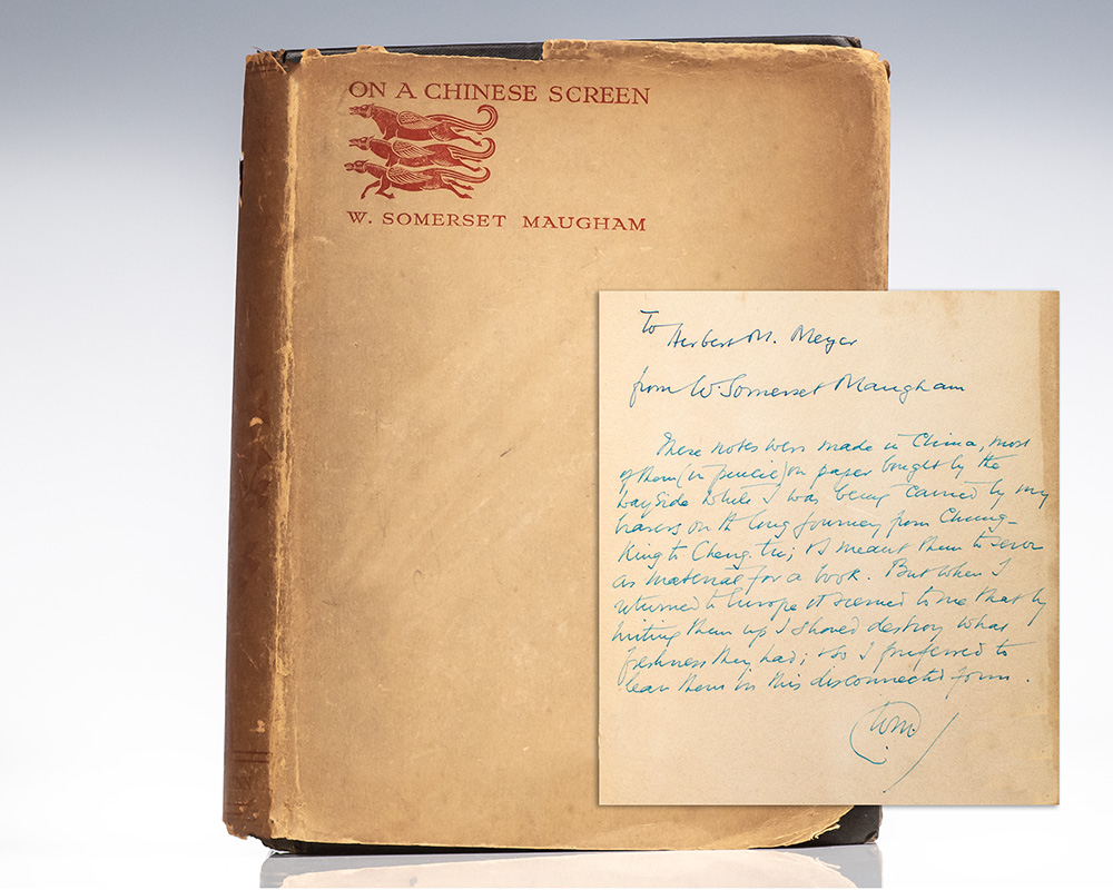 On A Chinese Screen.