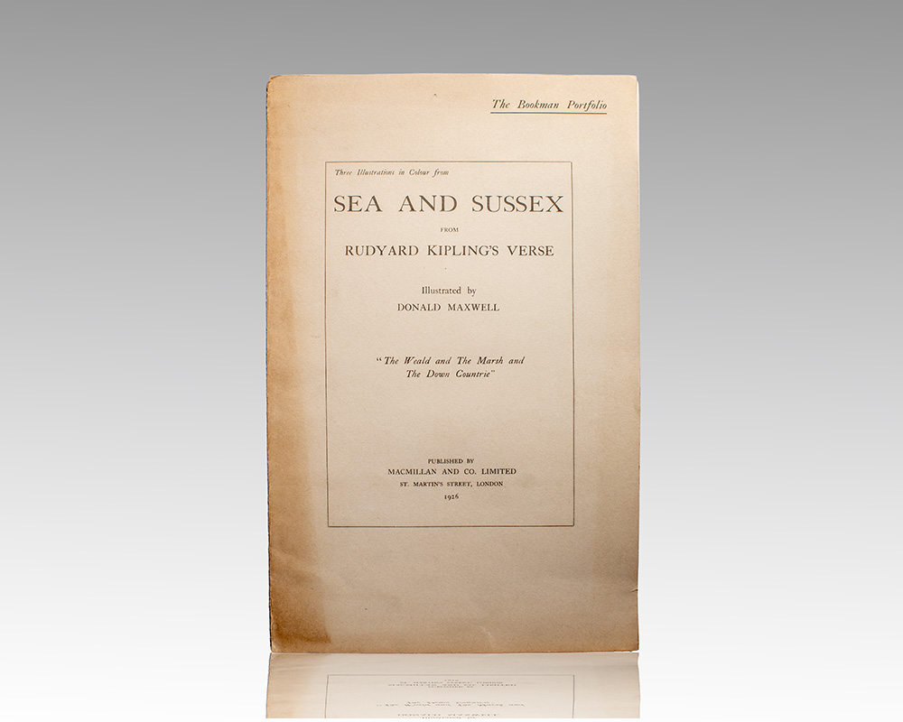 The Bookman Portfolio: Three Illustrations in Colour From Sea and Sussex From Rudyard Kipling’s Verse.