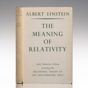 The Meaning of Relativity.