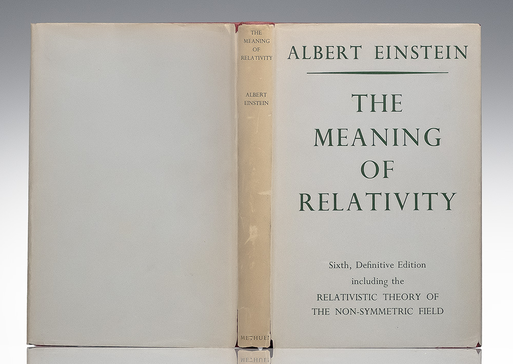 The Meaning of Relativity.
