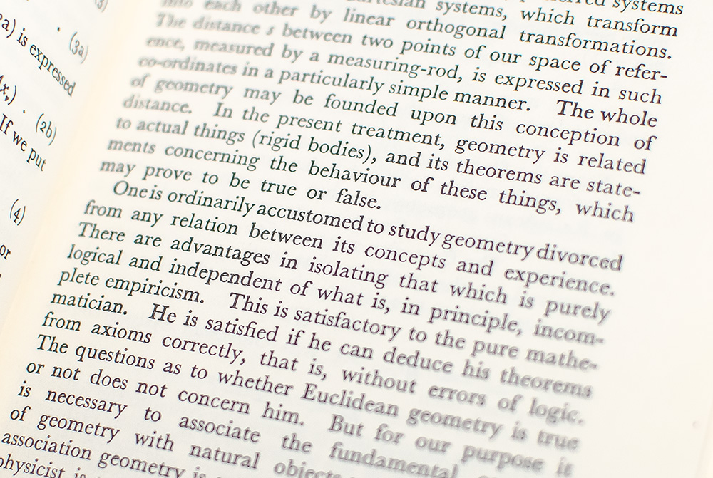 The Meaning of Relativity.