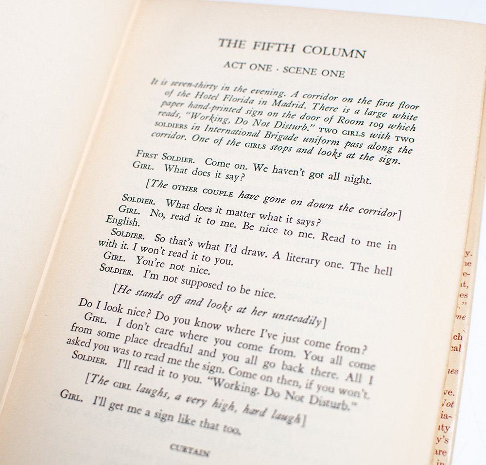 The Fifth Column and First Forty-Nine Stories.