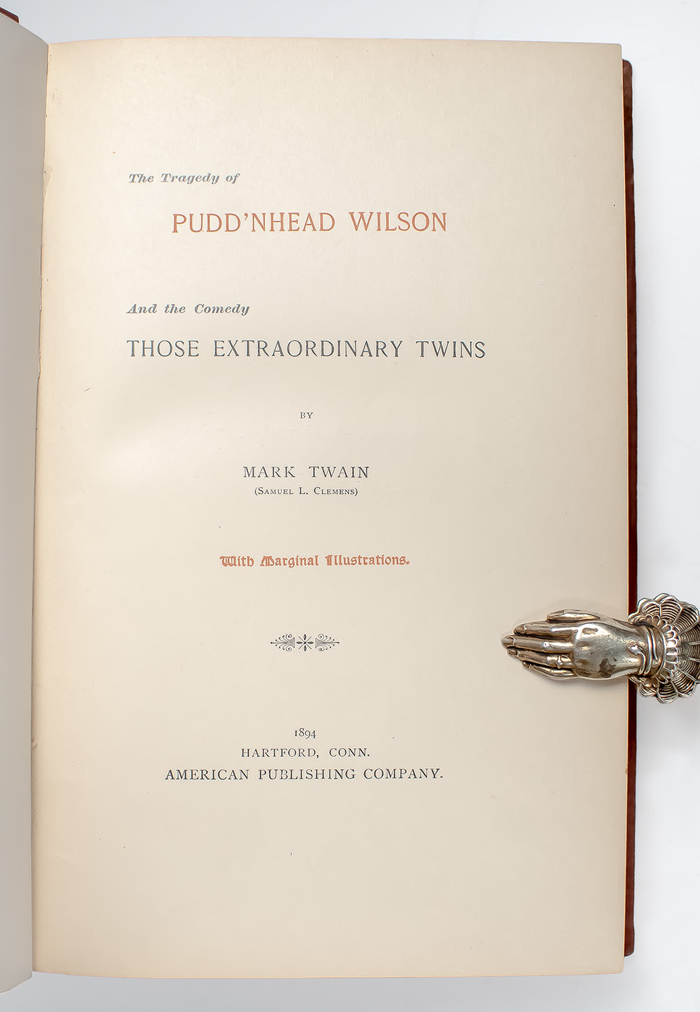 The Tragedy of Pudd'nhead Wilson And the Comedy of Those Extraordinary Twins.