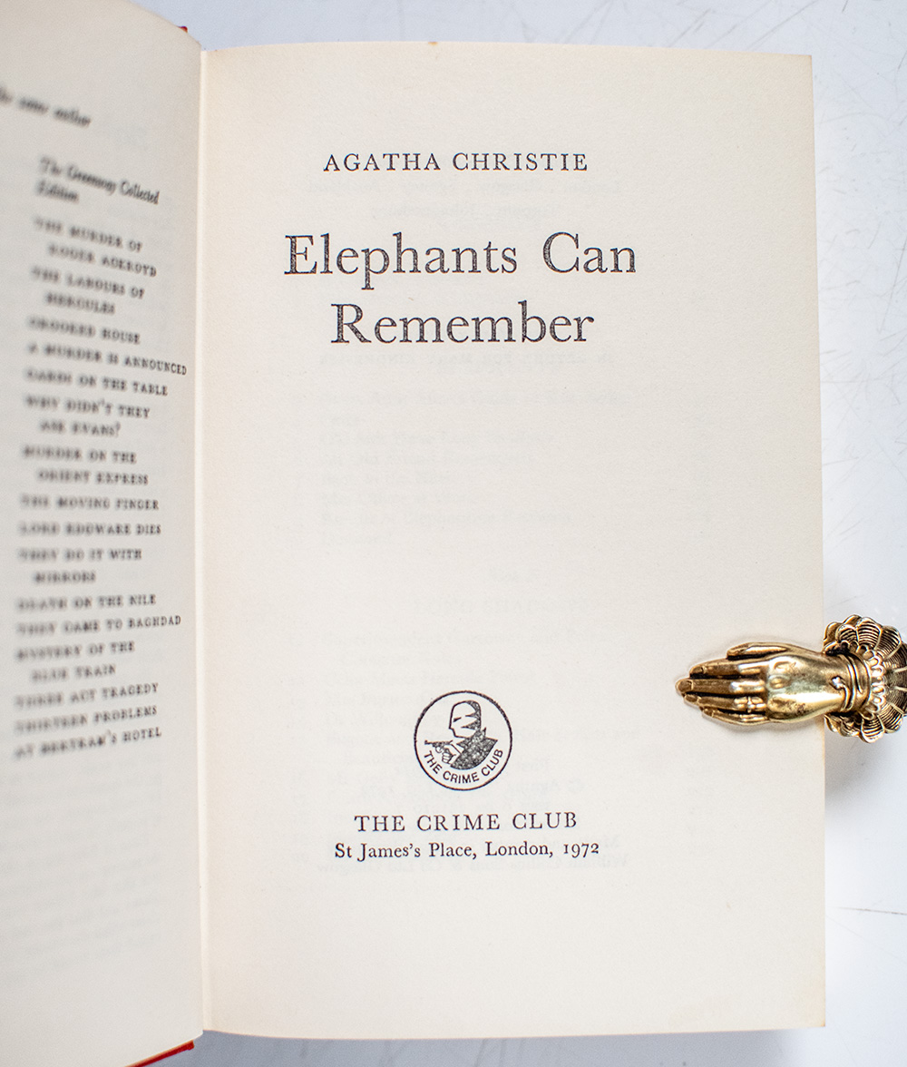 Elephants Can Remember: A Hercule Poirot Mystery.