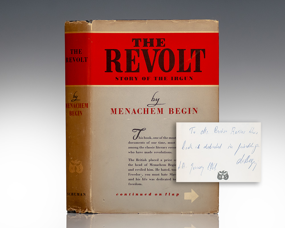 Revolt: The Story of the Irgun.