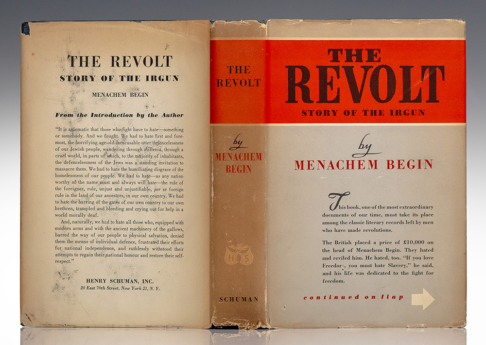 Revolt: The Story of the Irgun.