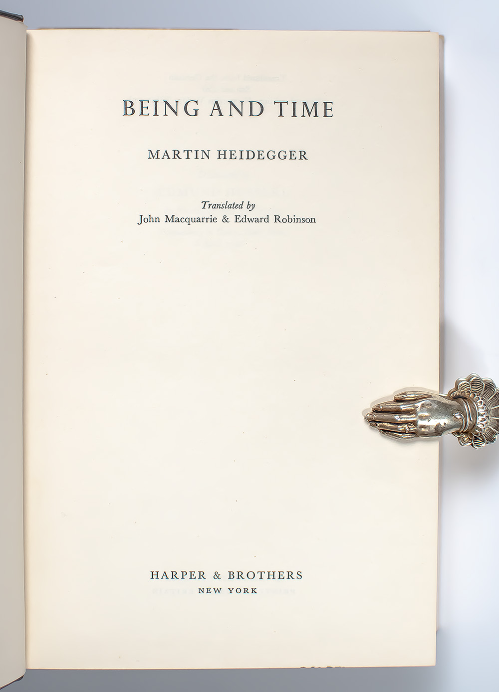 Being and Time.