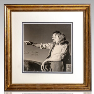 Ernest Hemingway and Martha Gellhorn Signed Photograph.