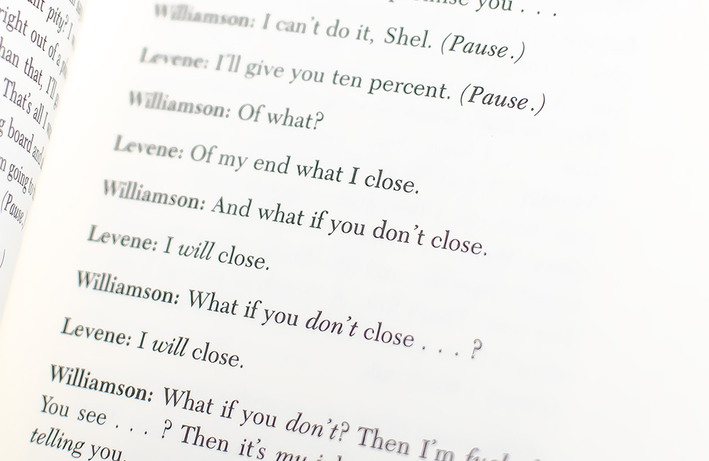 Glengarry Glen Ross.