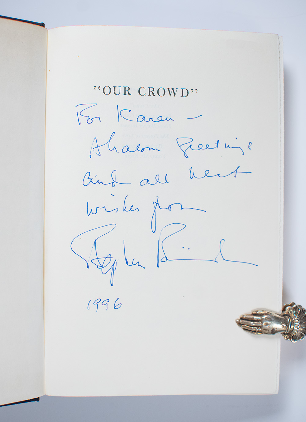 Our Crowd: The Great Jewish Families of New York.