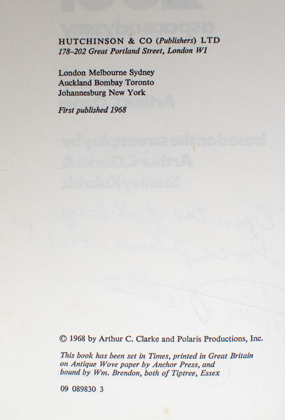 2001: A Space Odyssey.