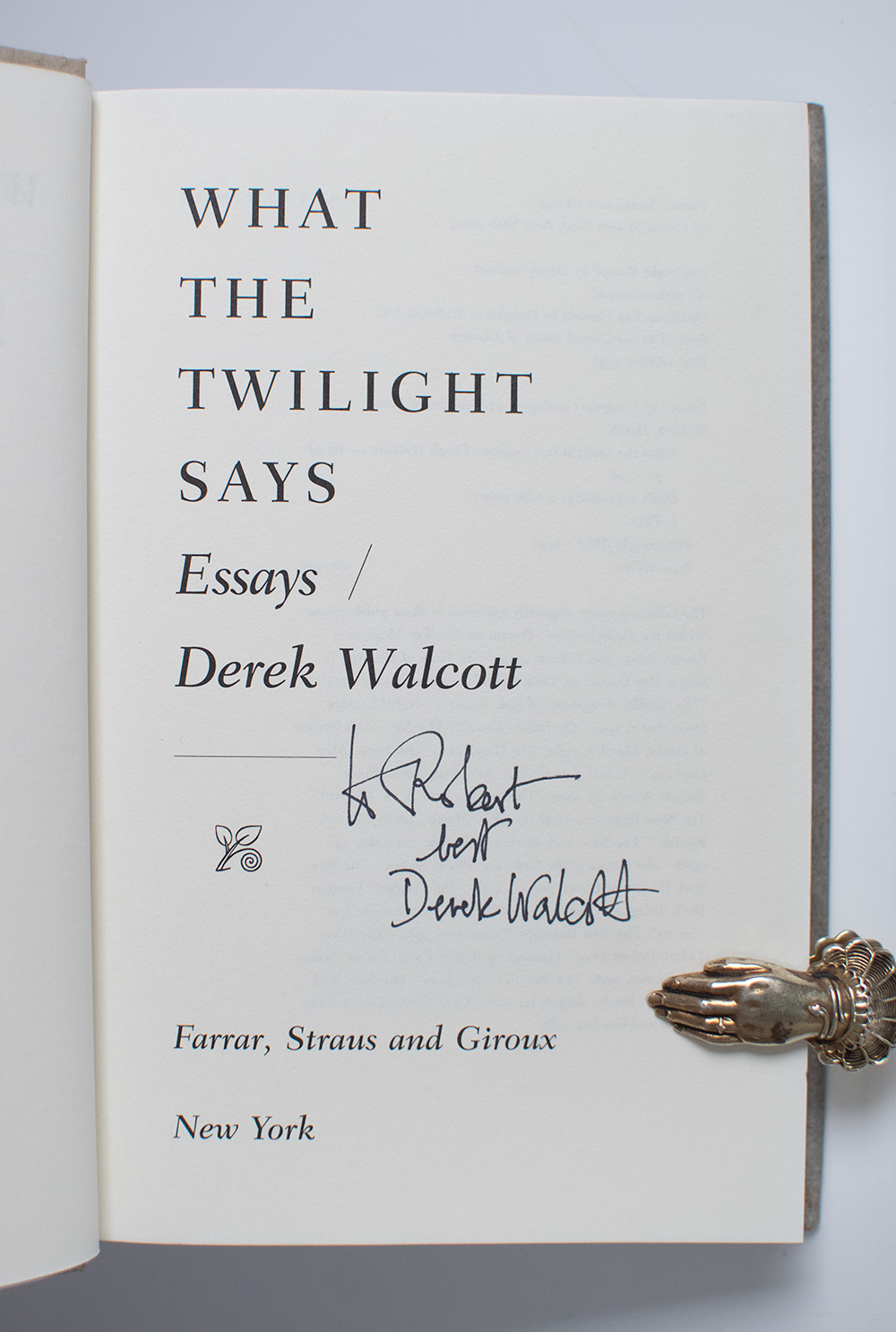 What the Twilight Says: Essays.