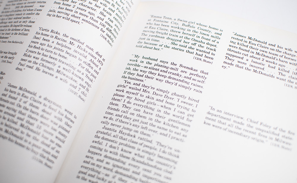 Wisconsin Death Trip.