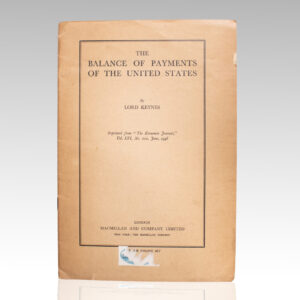 The Balance of Payments of the United States.
