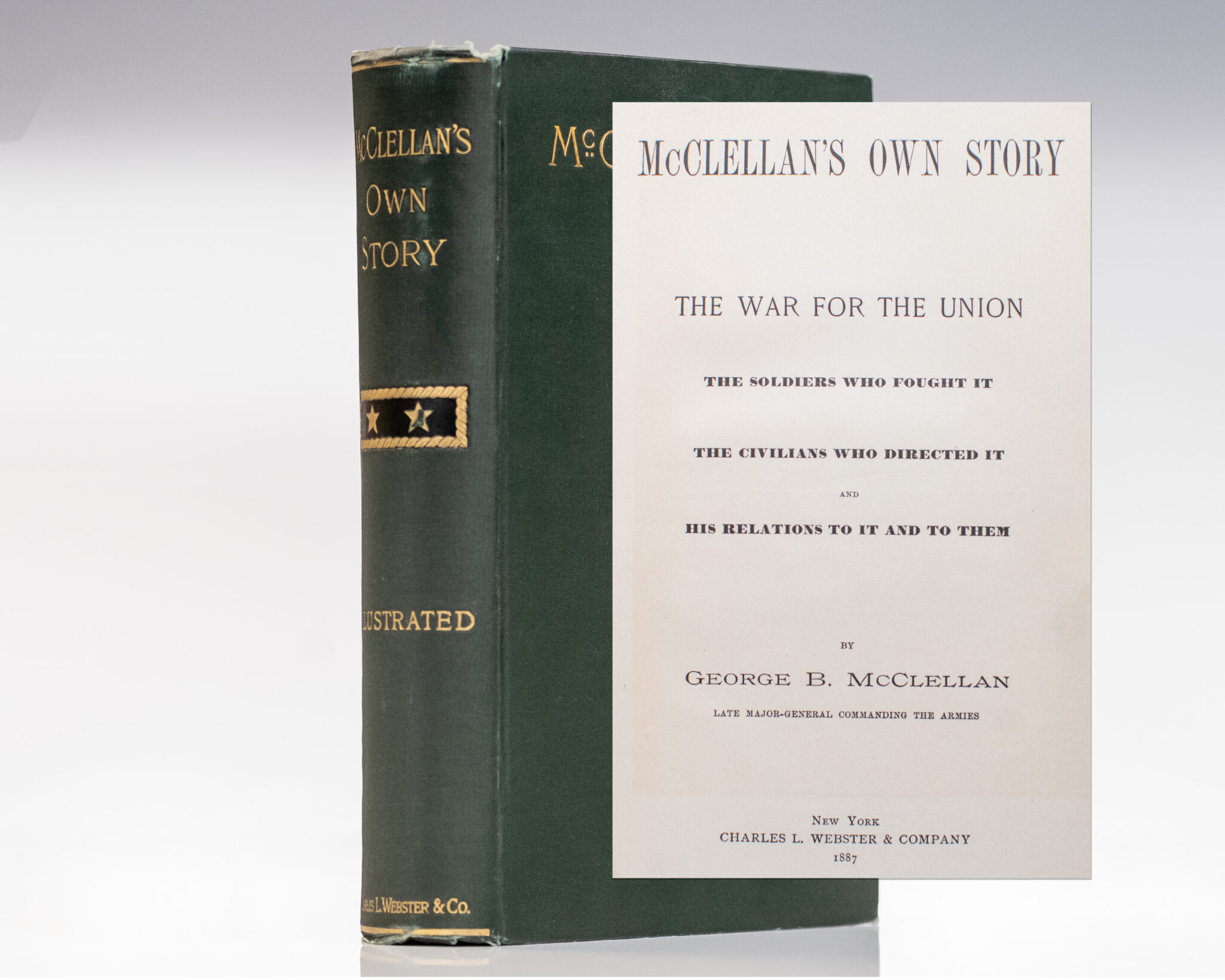 McClellan’s Own Story. The War for the Union.