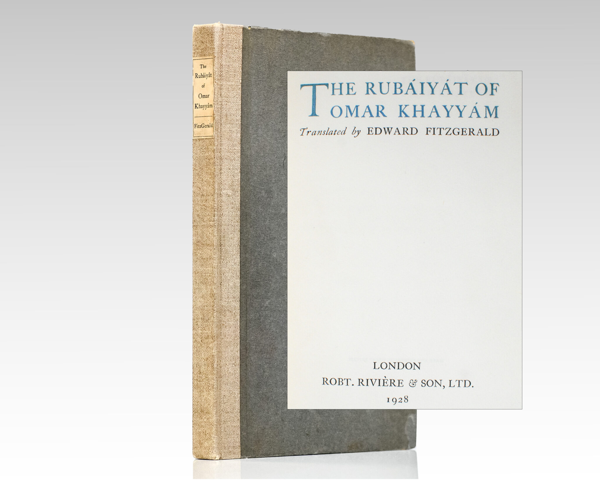 The Rubaiyat of Omar Khayyám.