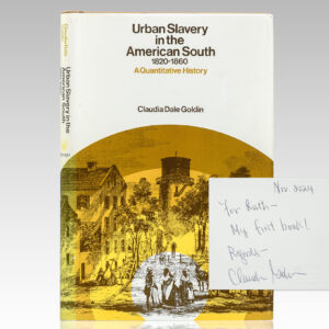 Urban Slavery in the American South 1820-1860: A Quantitative History.