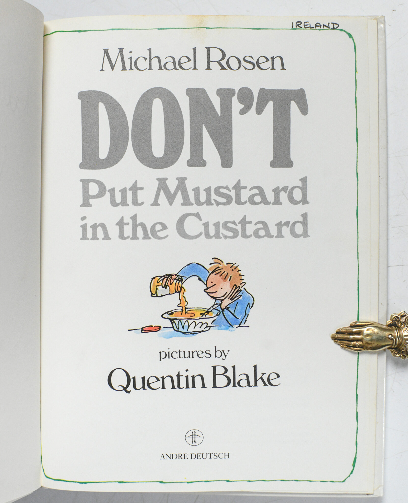 Don't Put Mustard in the Custard.