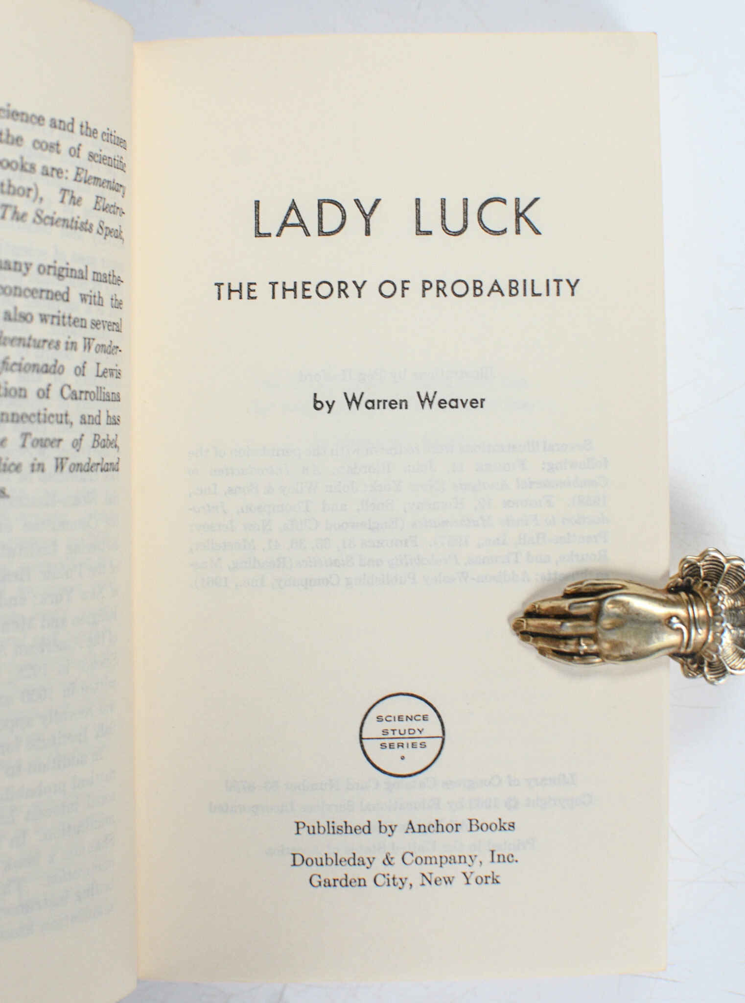 Lady Luck: The Theory of Probability.