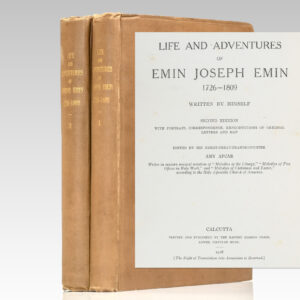 The Life and Adventures of Joseph Emïn 1726-1809, an Armenian.